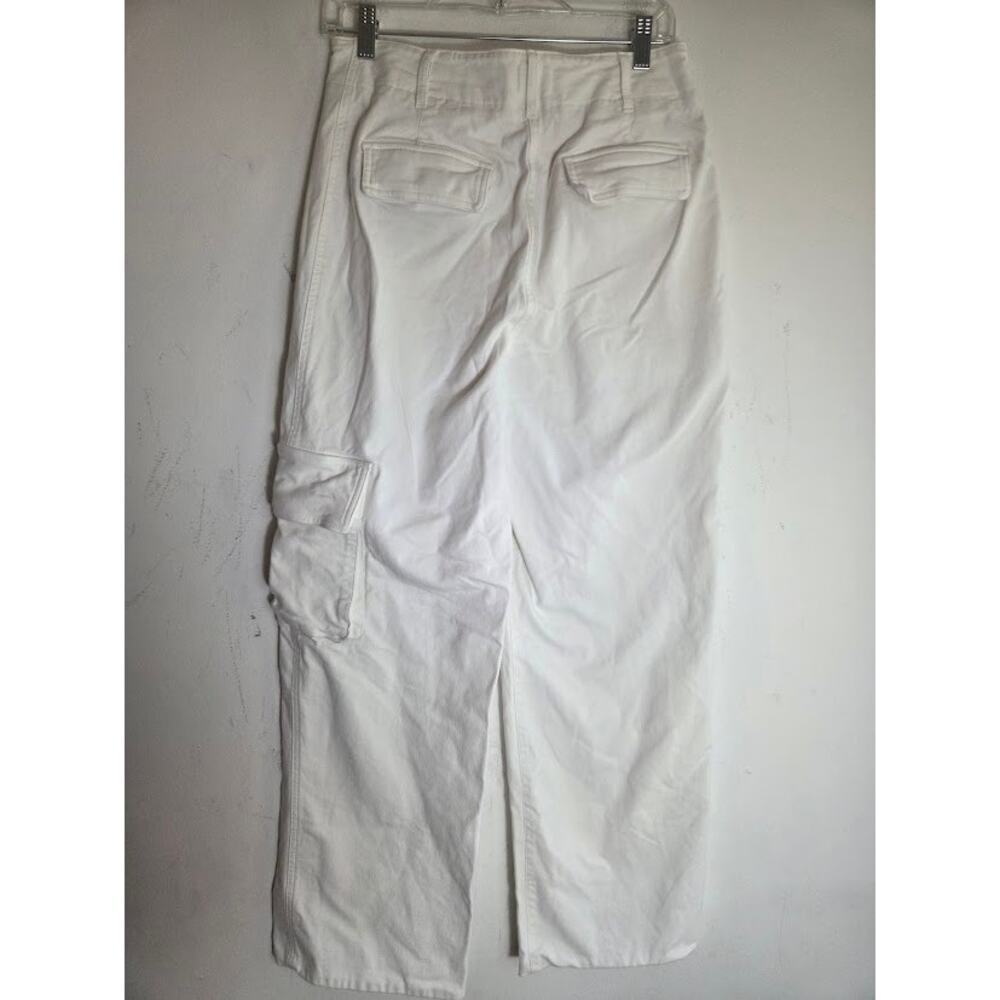 Wilfred Free Aritzia "Picture"White Straight Leg Cargo Cotton Jeans size 10 - Picture 4 of 10
